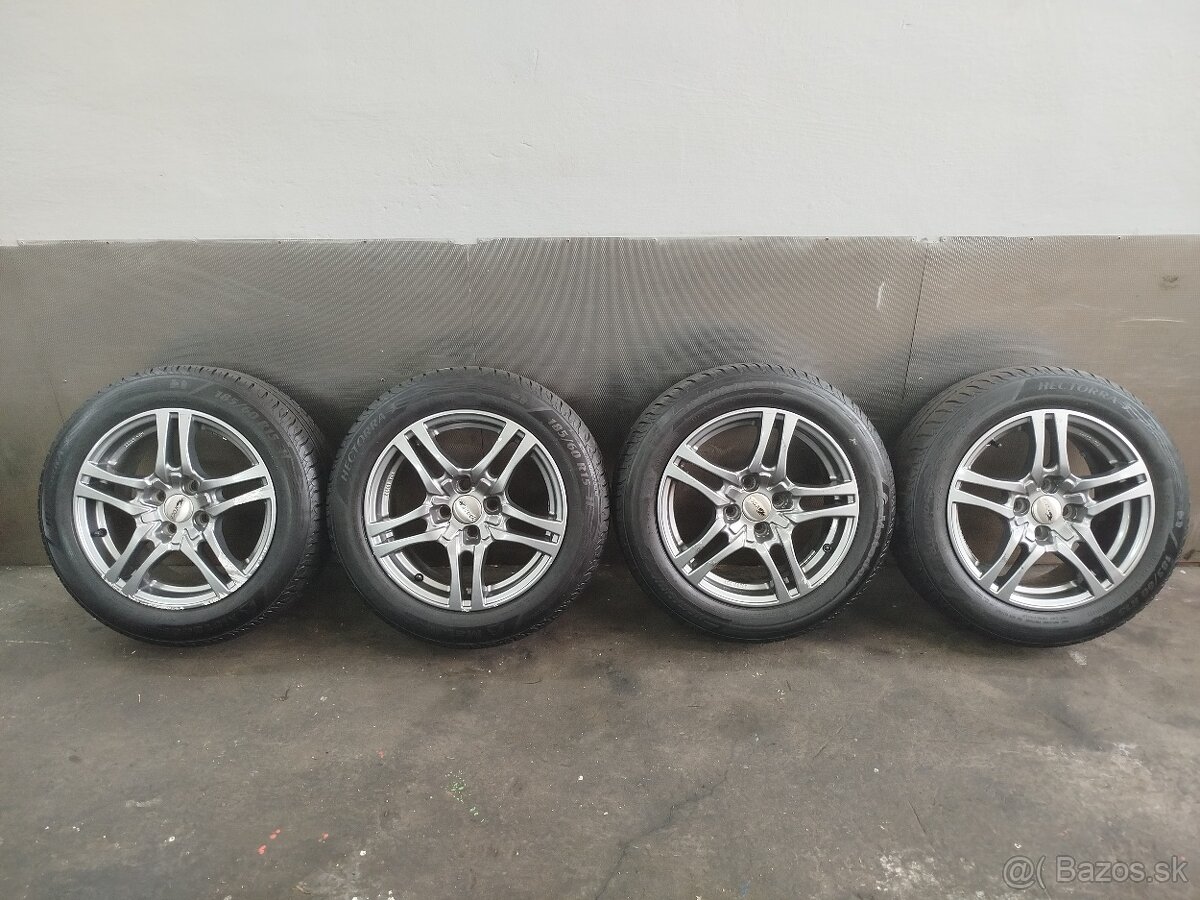 Predám tieto elektróny 4x100 R15 185/60 R15 6.5mm letné