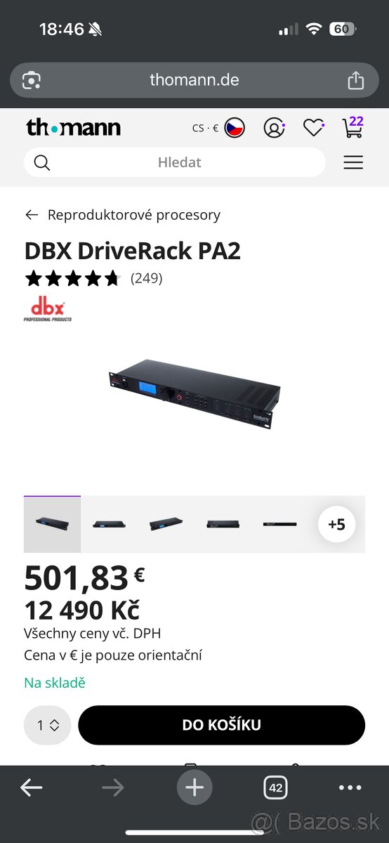 Dbx driverack PA2