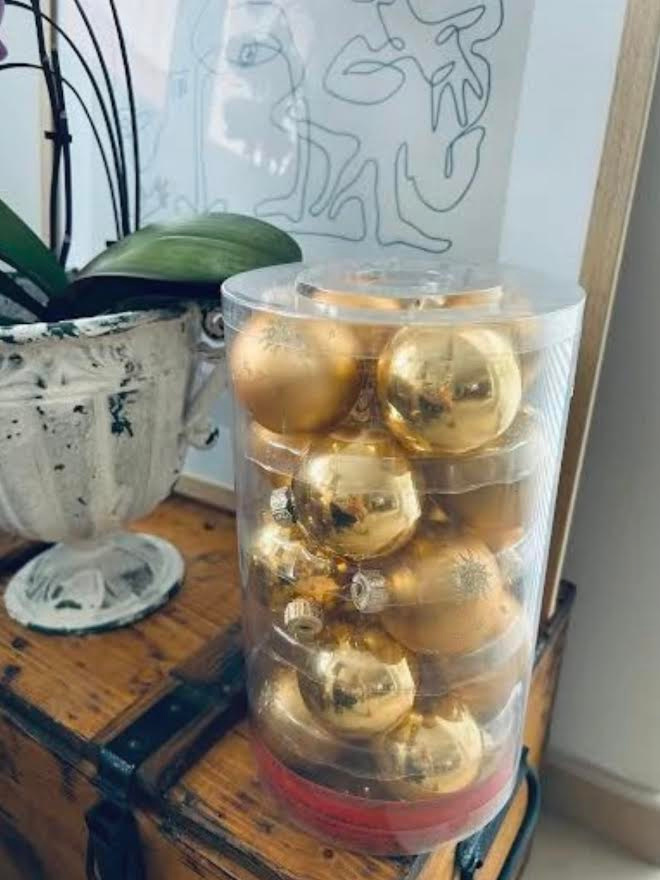 Vianočné sklenené gule/sady