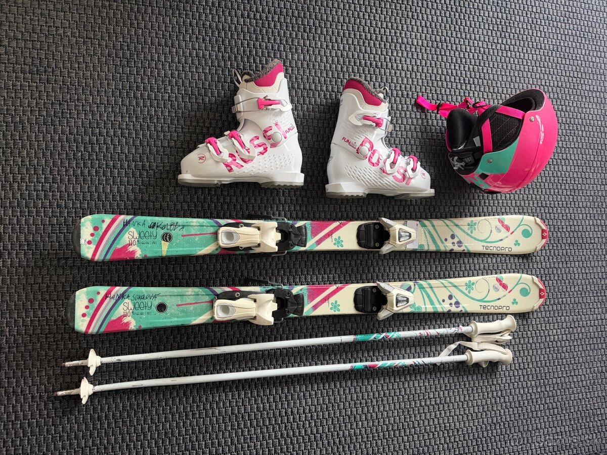 Detské/juniorské lyže Tecno sweety110cm