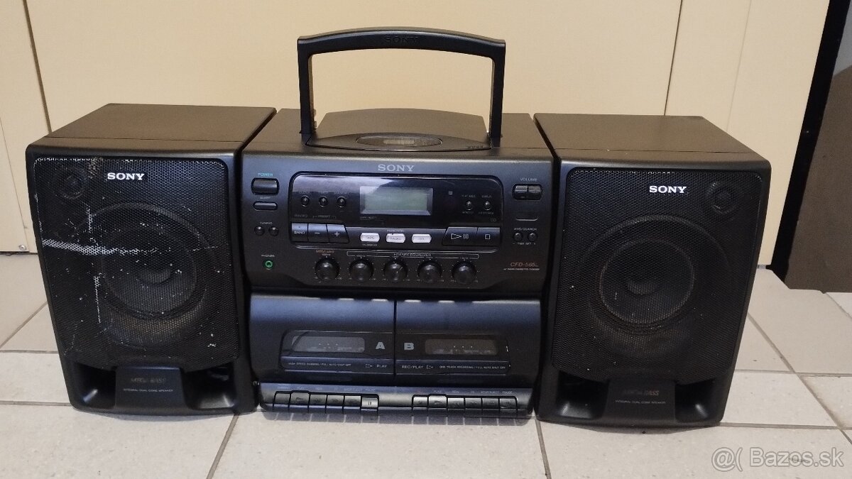 Predám boombox  Sony  CFD-565L