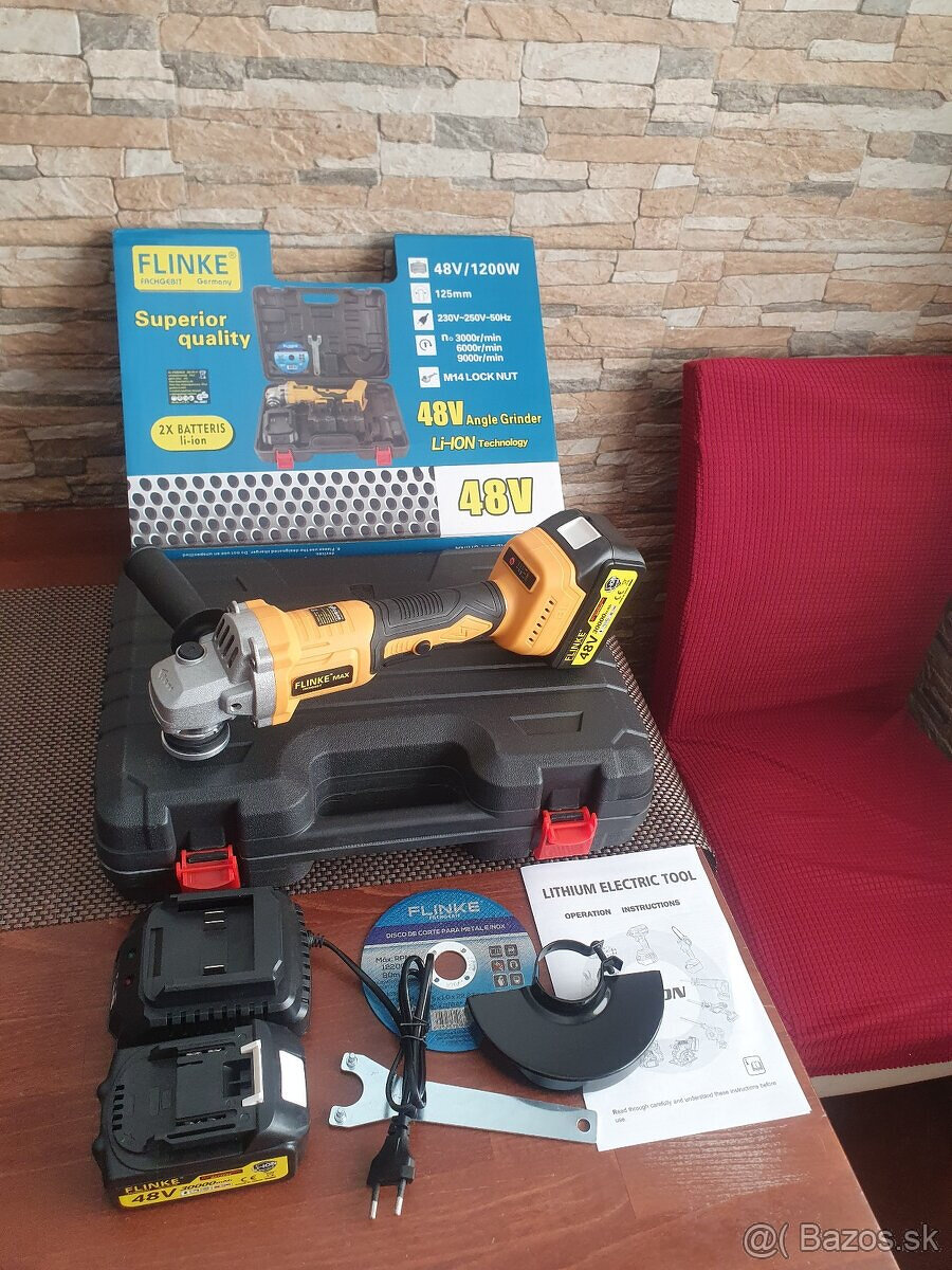 Predam novu aku karbobrusku FLINKE,48 V,2 baterie