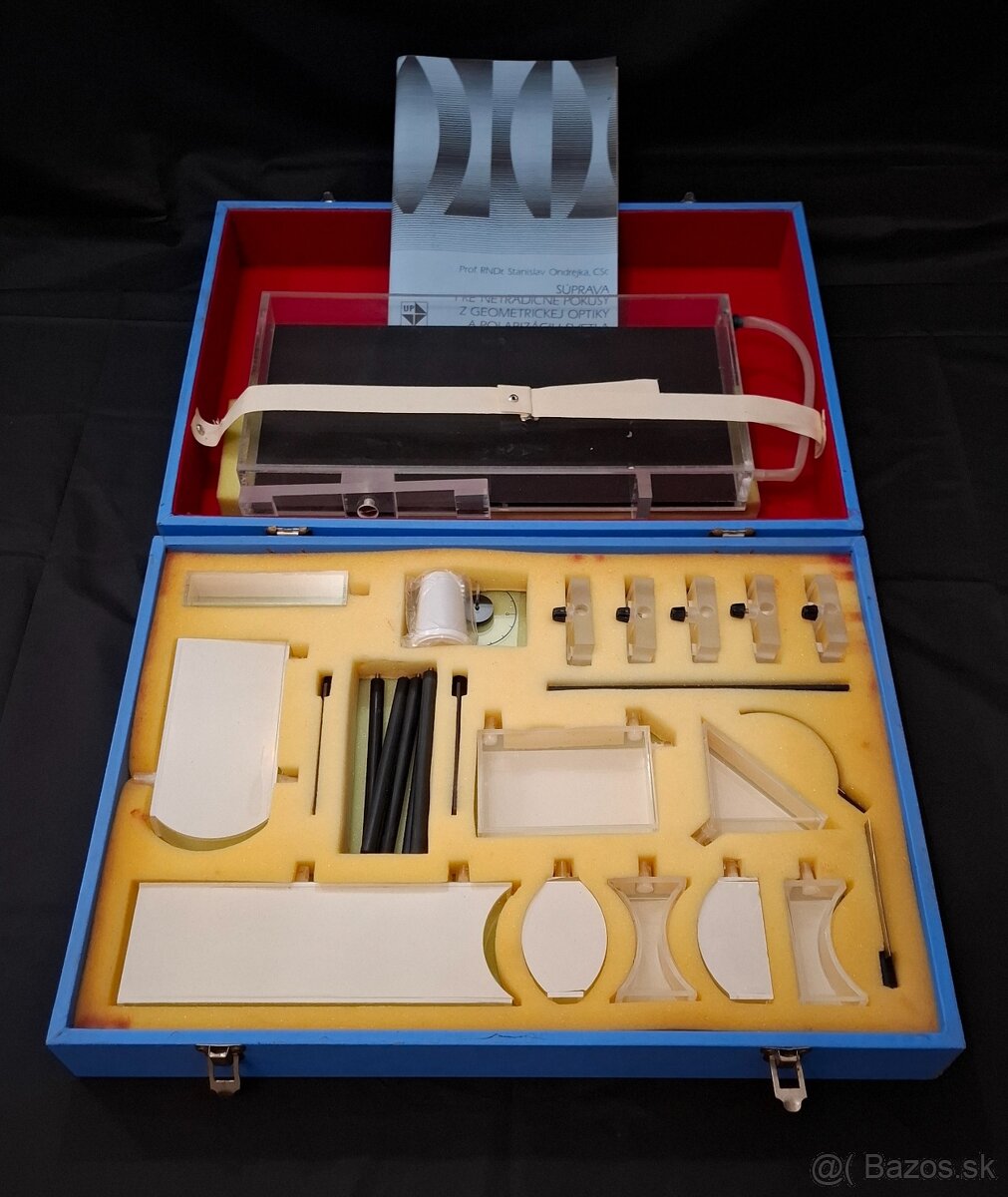 Súprava pre netradičné pokusy z geometrickej optiky a polari