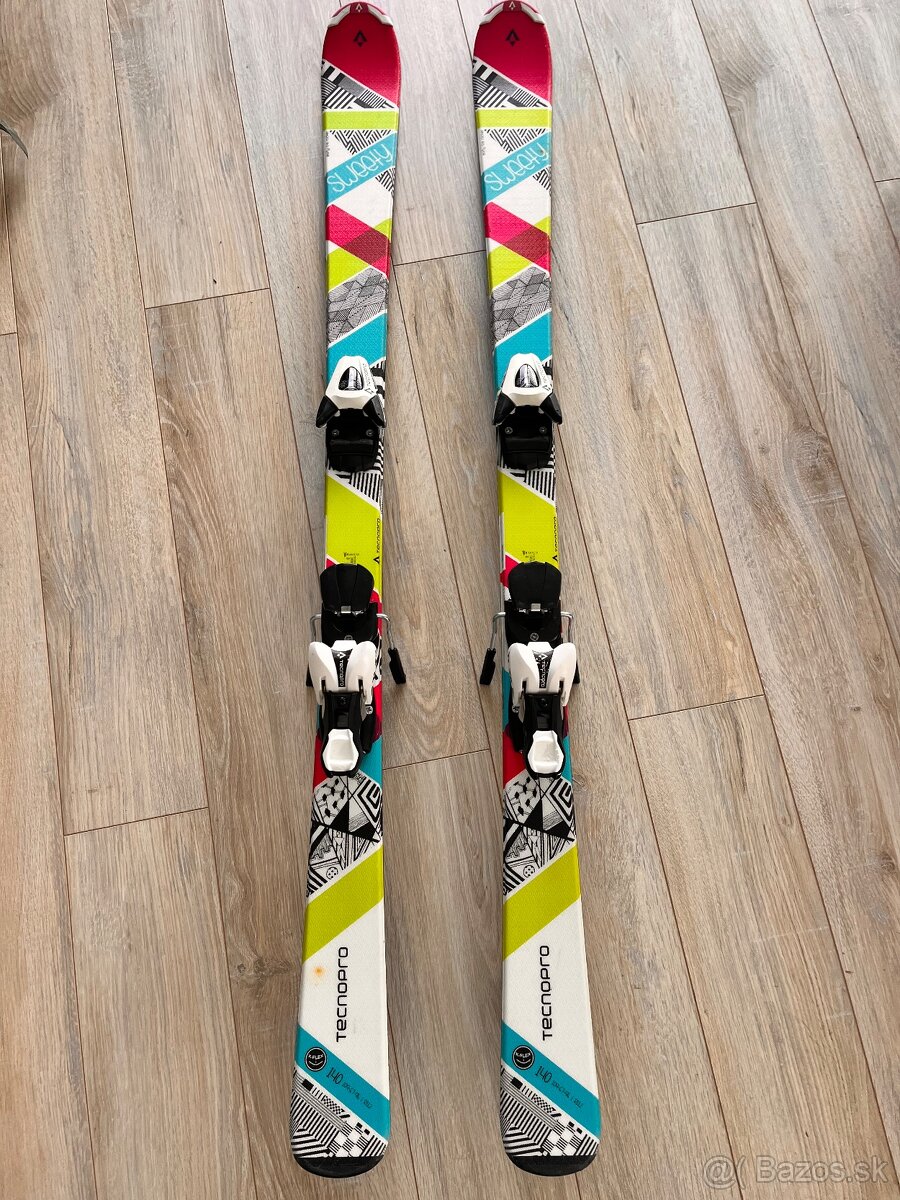 Predám junior lyže Technopro+viazanie+boty Roxa
