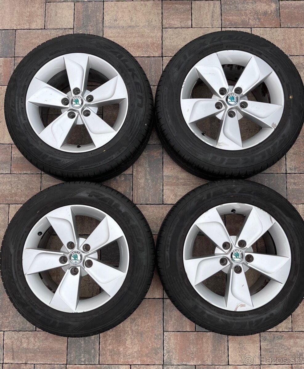 Orig. hliníkové disky Skoda Yeti R16, 5x112