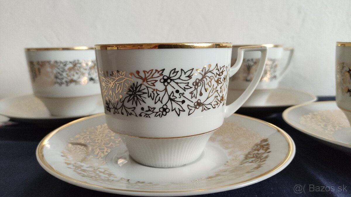 Kávová súprava, šálky Pirkenhammer