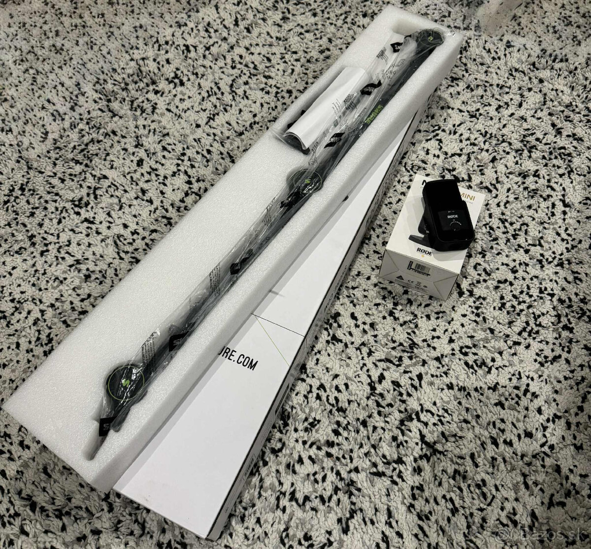 Mikrofón Rode NT-USB Mini + rameno Shure SH-BROADCAST1