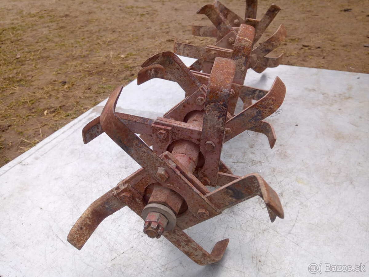 rotačné motyky, rotavátor