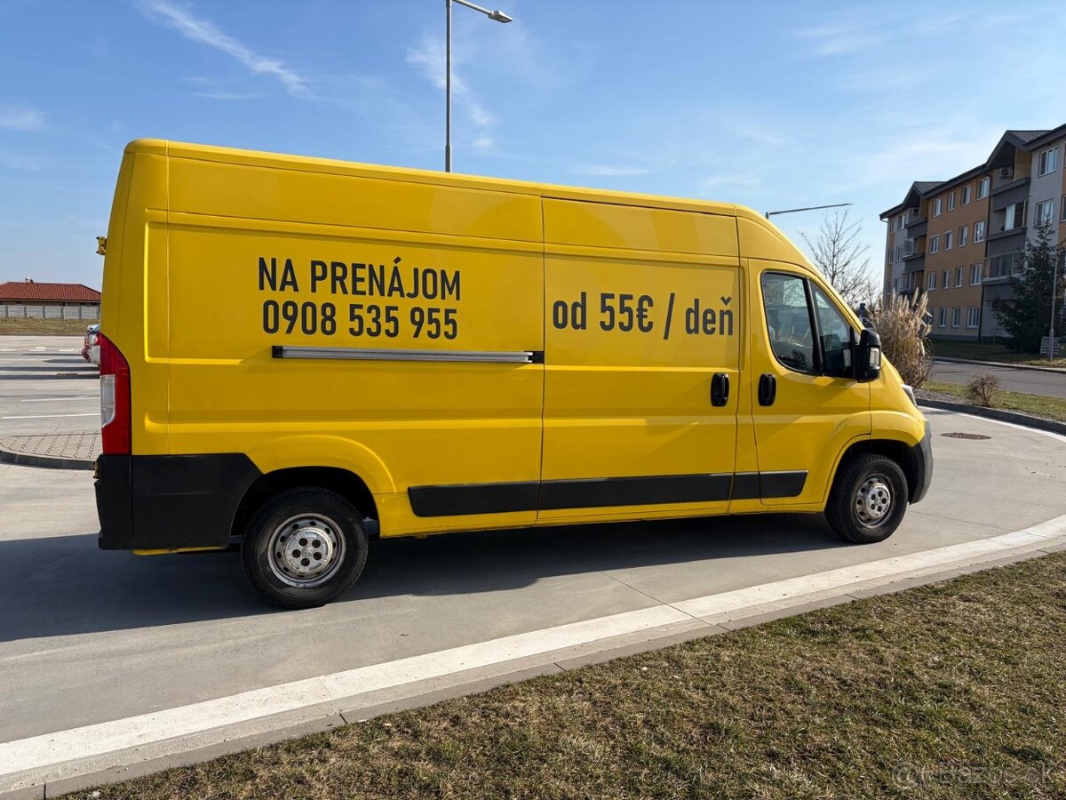 Prenájom dodávky Bratislava a okolie