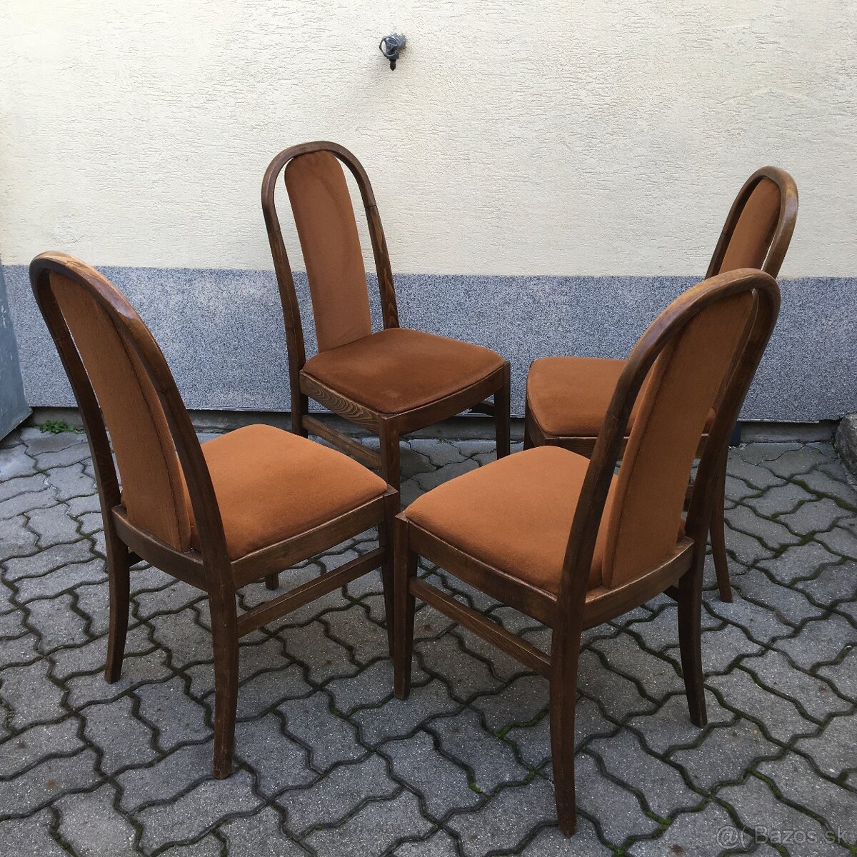 Retro jedalenske stolicky, stolicky do obyvacky TON 4ks