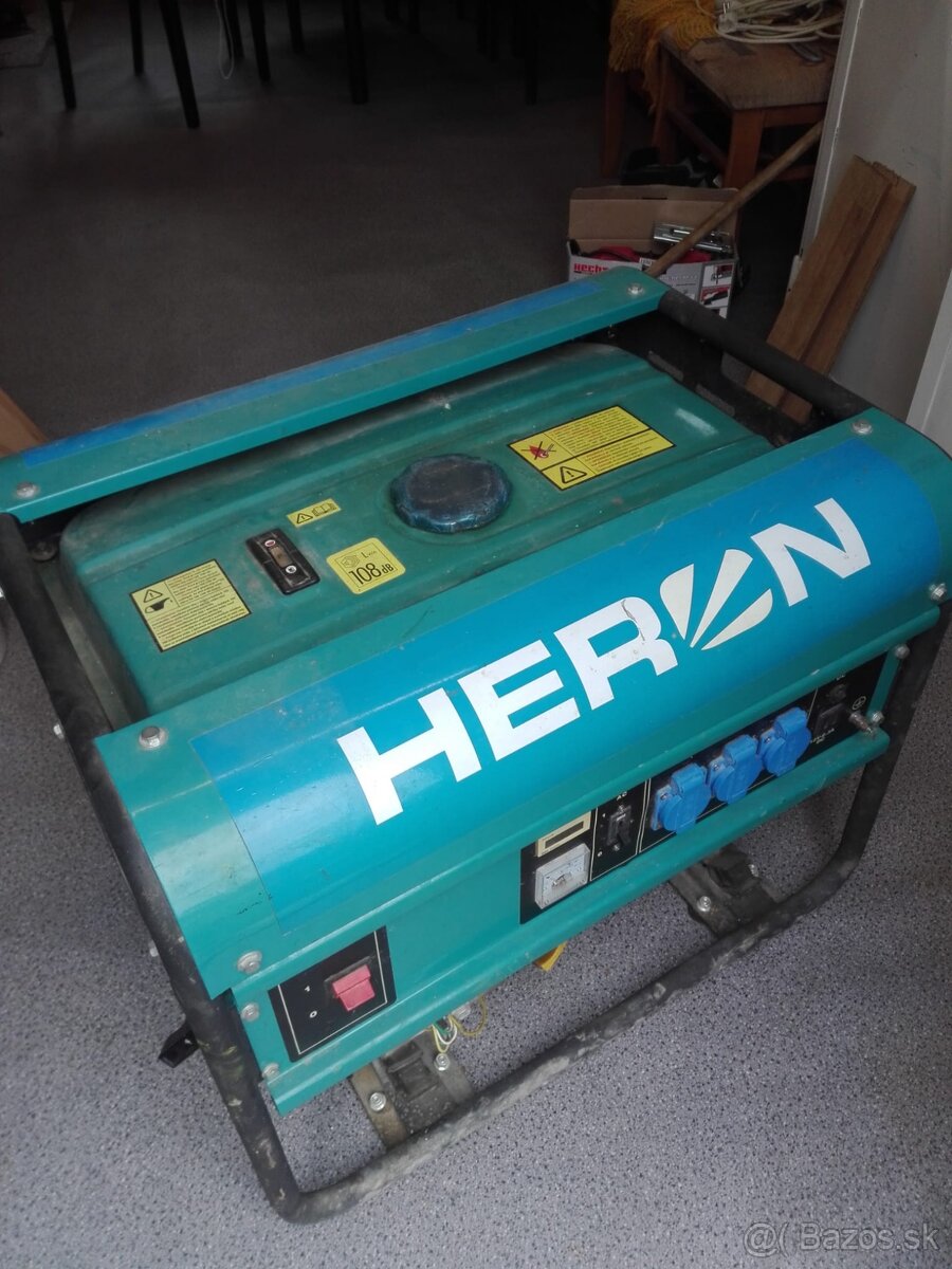 Predám generátor HERON 5,5kw