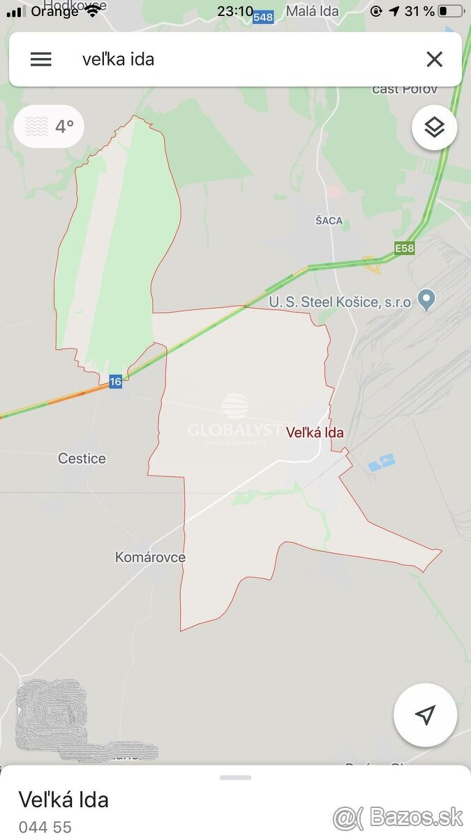 Investičný pozemok 6000 m2 - vo Veľkej Ide