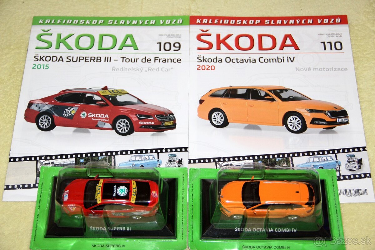 Škoda Kaleidoskop slávnych vozidiel DeAgostini 1:43