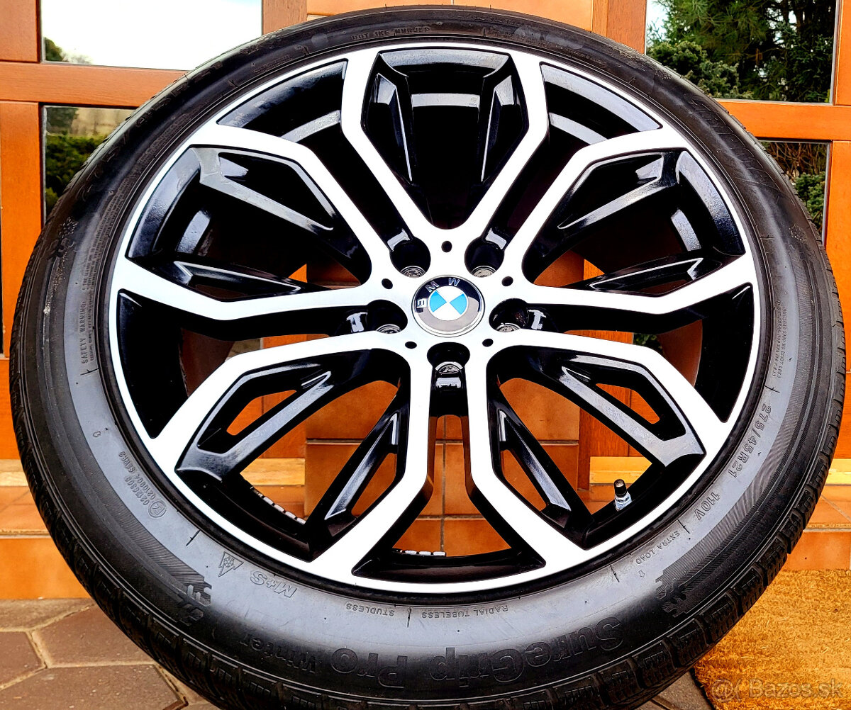 alu R21 5x120, dvojrozmer, bicolor, zimné pneu, BMW X6