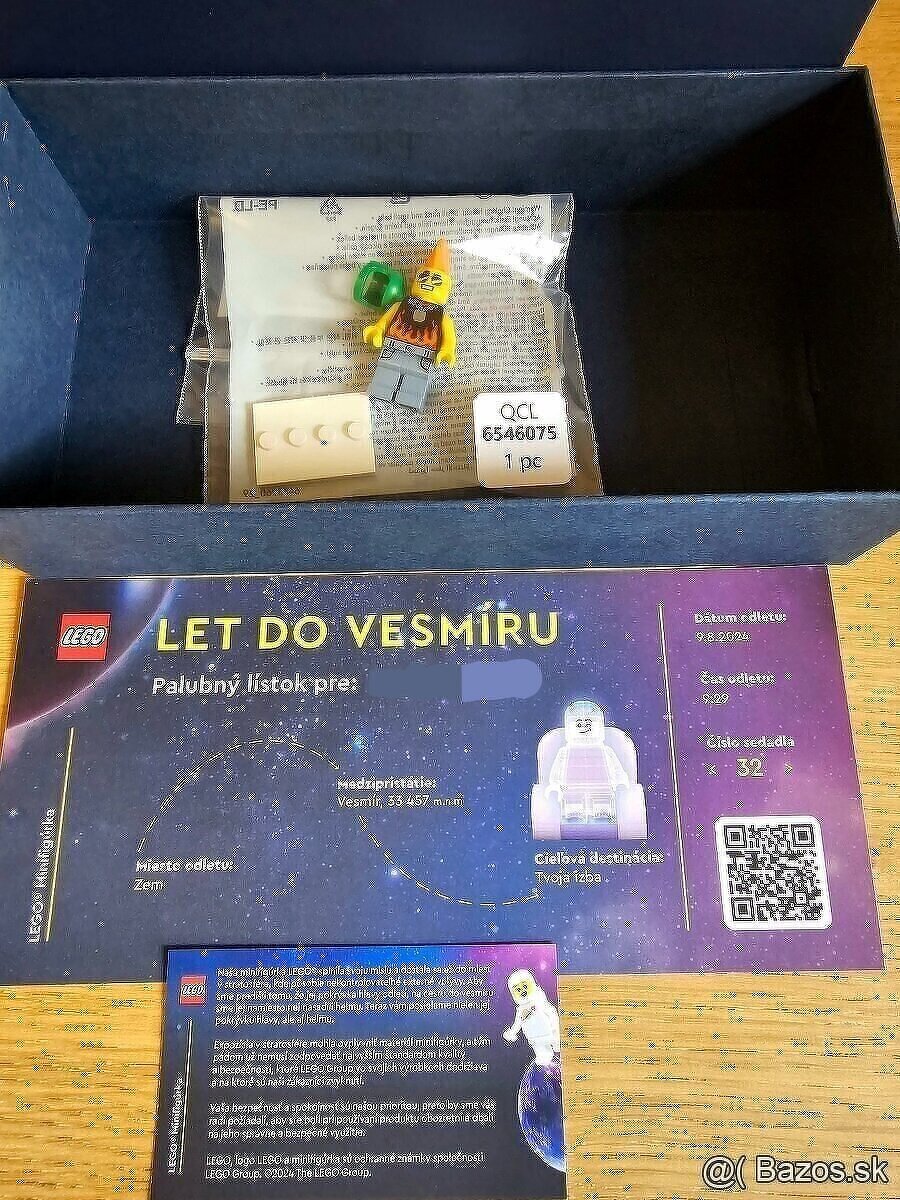 LEGO minifigúrka z Letu do vesmíru - exkluzívny kus