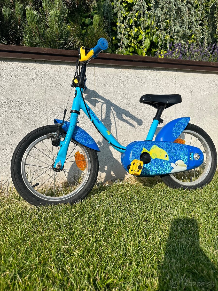 Detský bicykel Discover Btwin 3 až 5 rokov biely