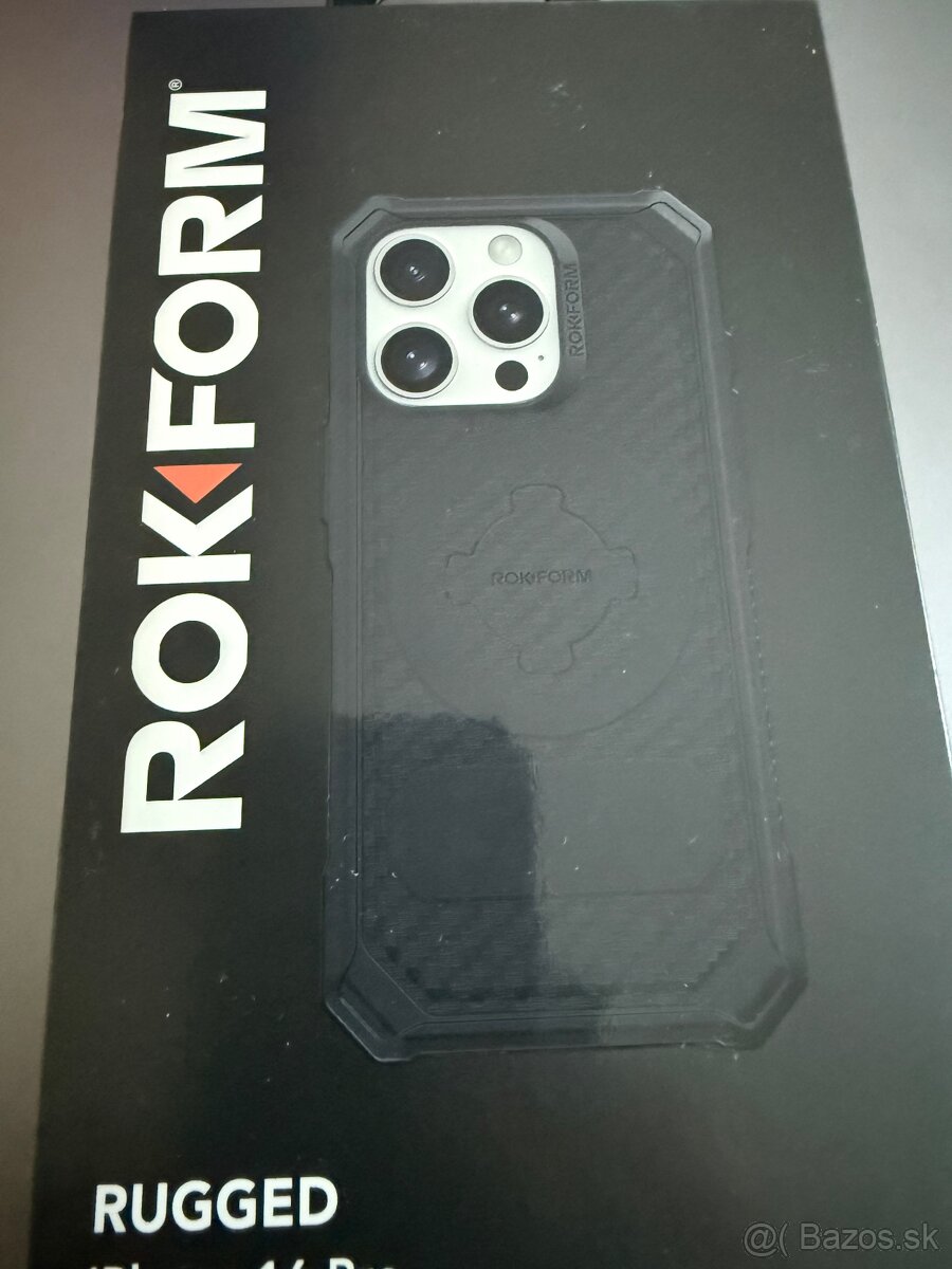Rokform kryt Rugged pre iPhone 14 Pro, čierny