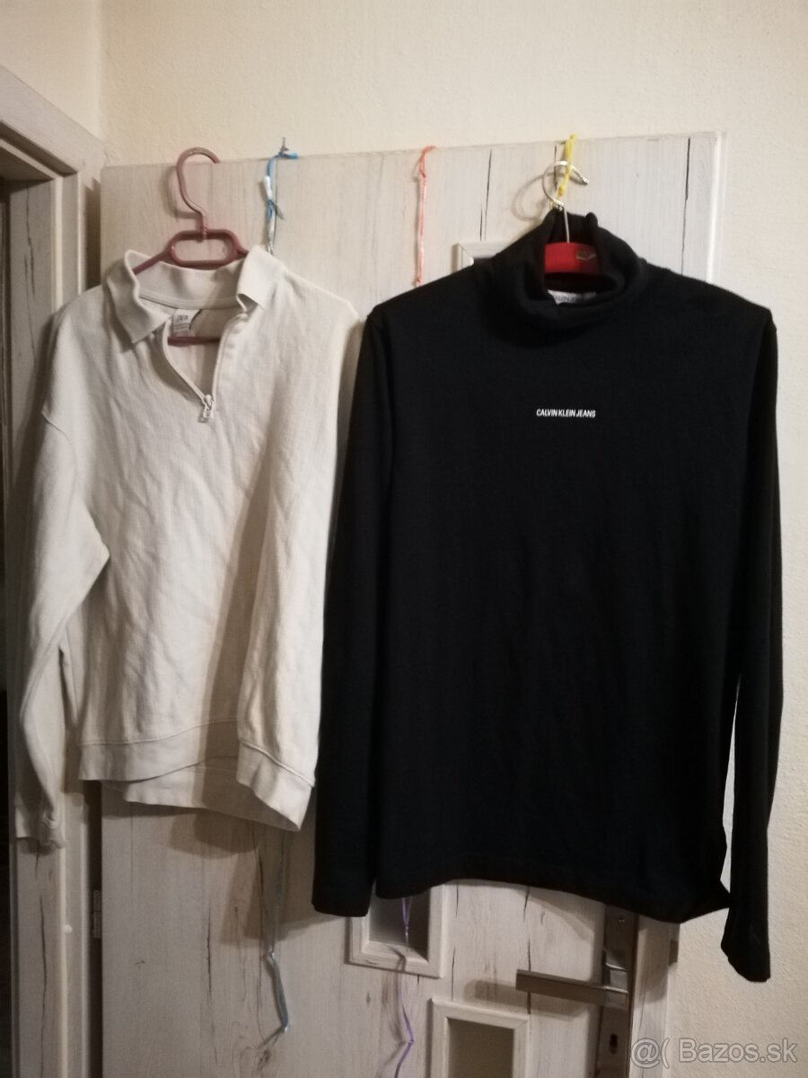 Tričko s dlhym rukávom Calvin Klein