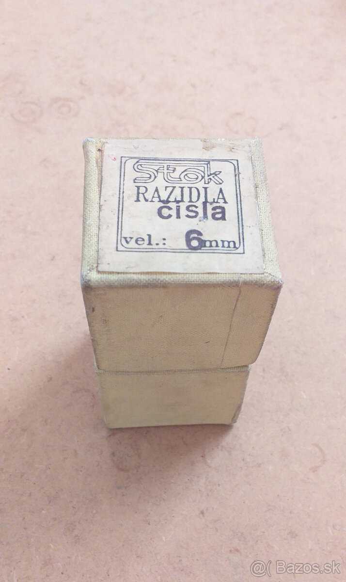 Raznice do kovu - čísla 6 mm