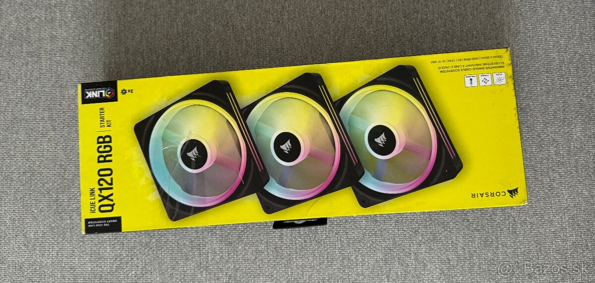 Corsair iCUE LINK QX120 RGB Fans Starter Kit