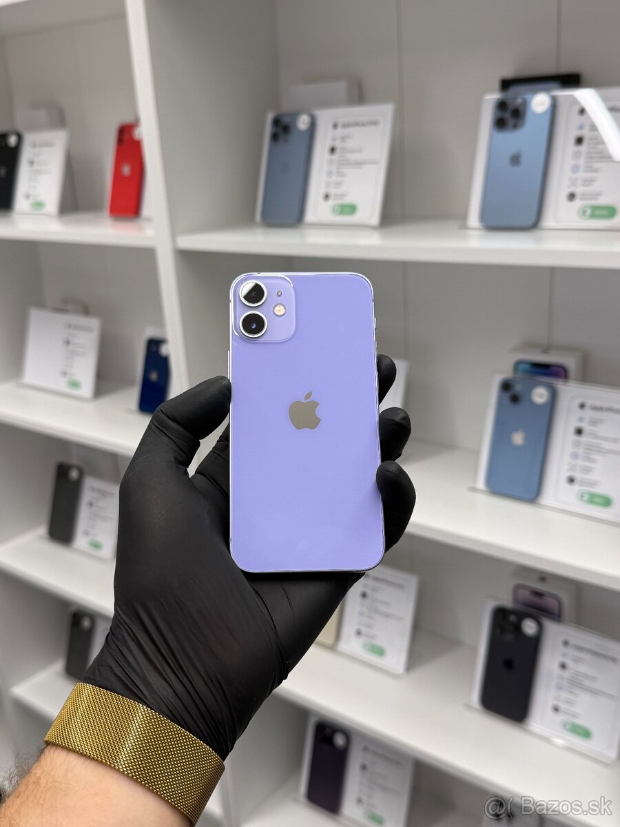 ZÁRUKA 2 ROKY / Apple iPhone 12 Mini 64GB Purple, 100%