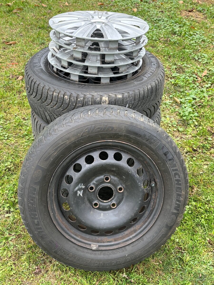 5x112 r15 + zimné pneumatiky Michelin Alpin