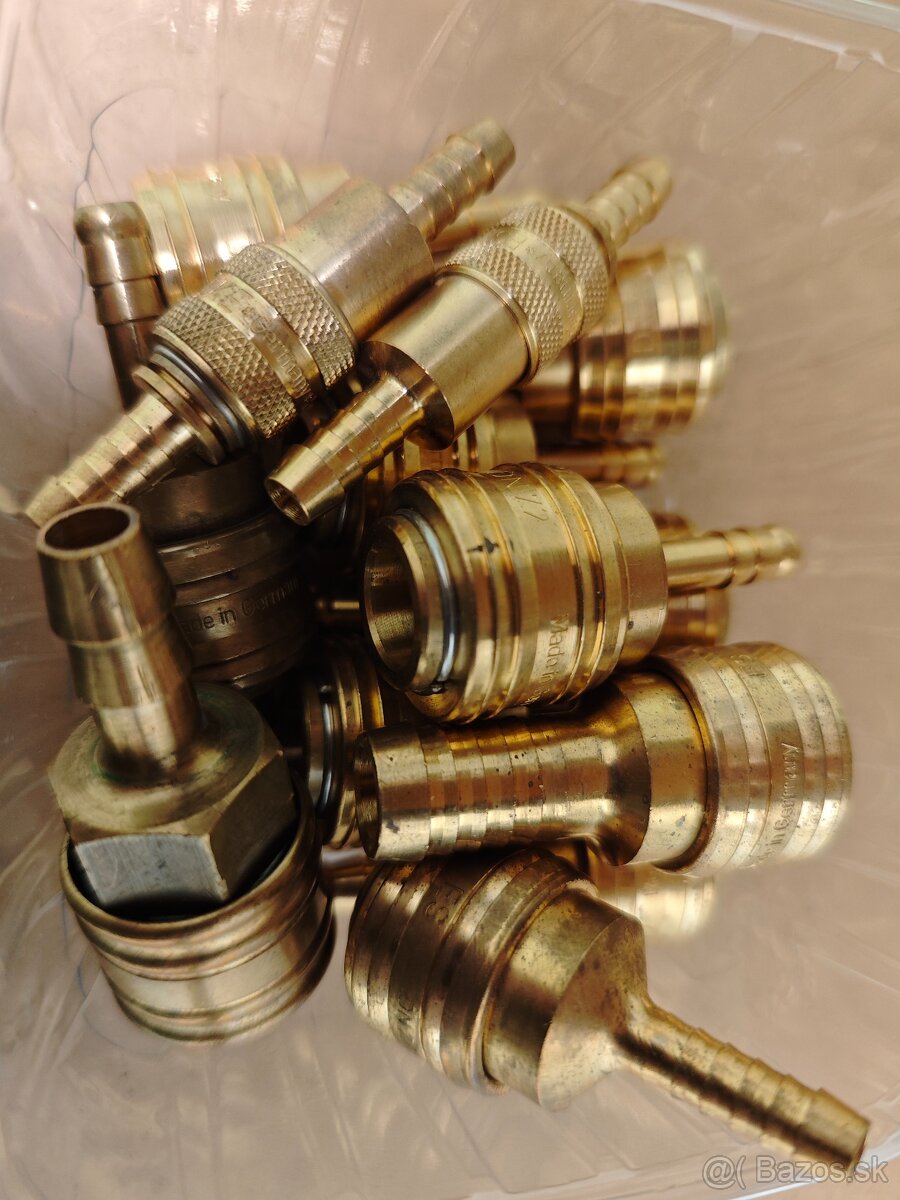 Predám mosadzné rýchlospojky