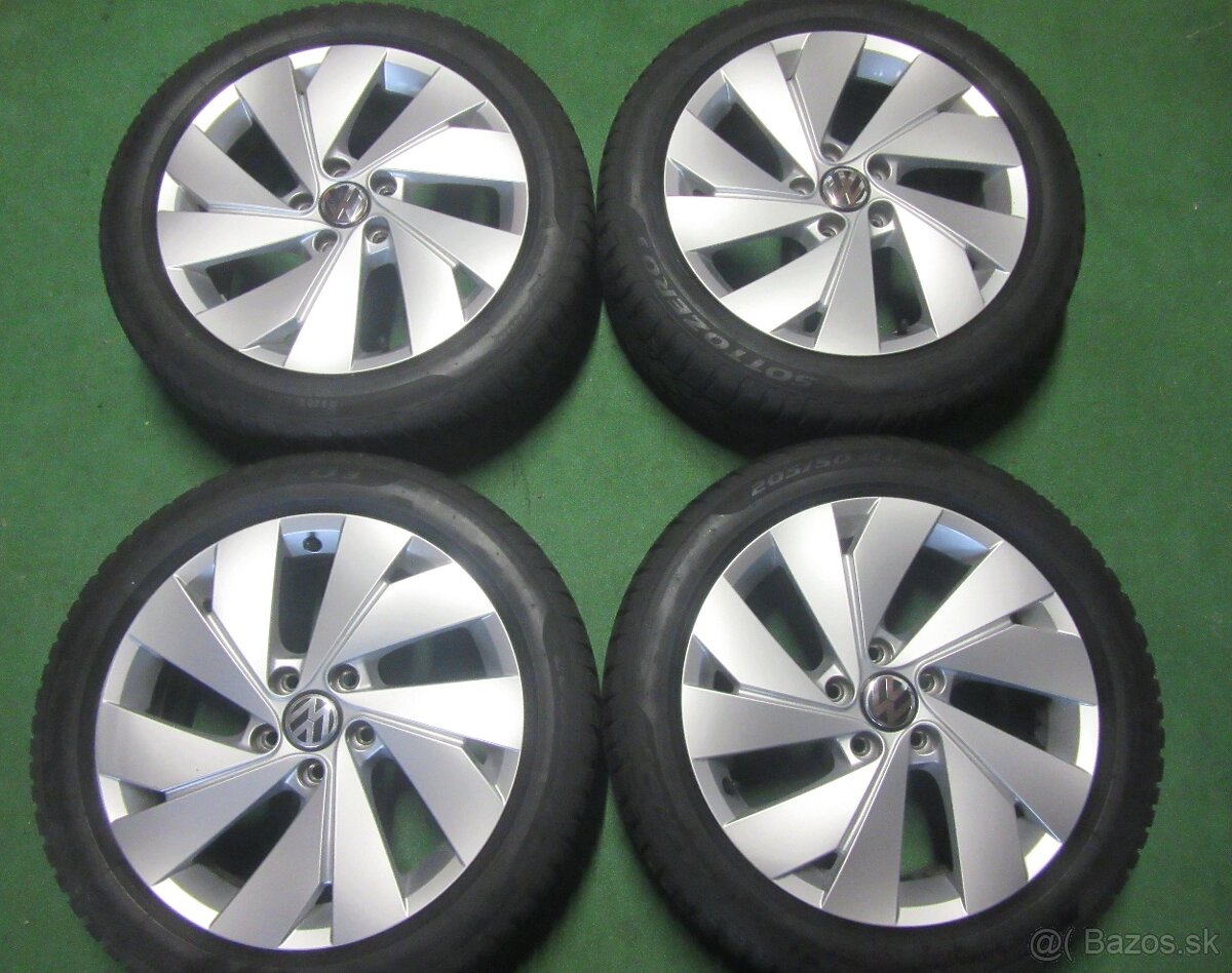 R17 zimná sada VOLKSWAGEN GOLF rozteč 5x112 205/50R17