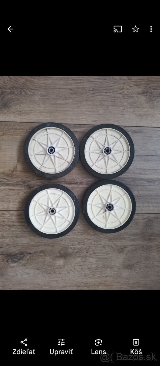 Kolieska na retro kočík