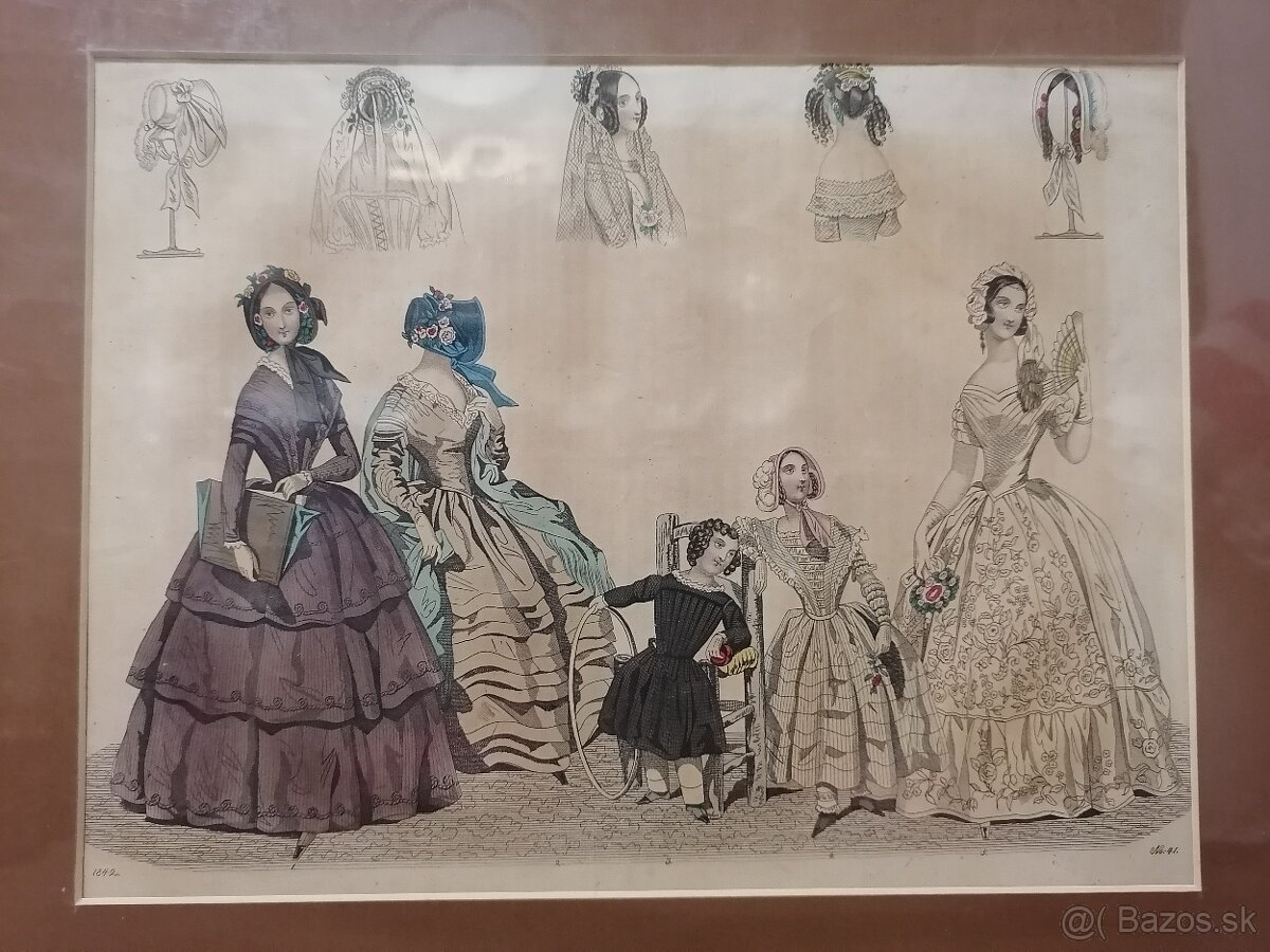 Staré módniky- 1842.