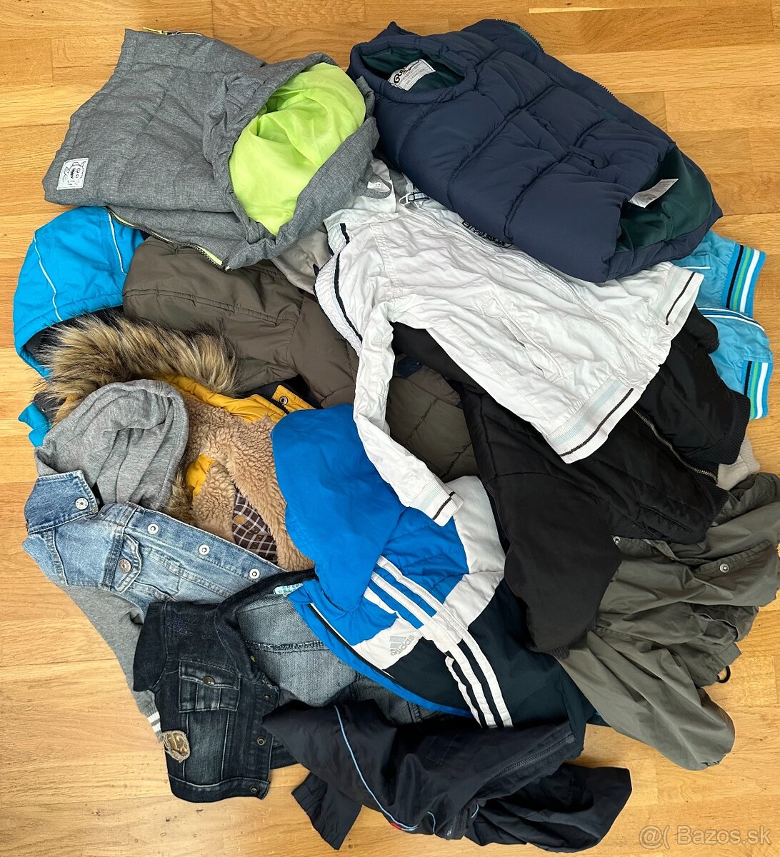 Vesty, bundy: prechodne, zimne. Oteplovacky, overaly