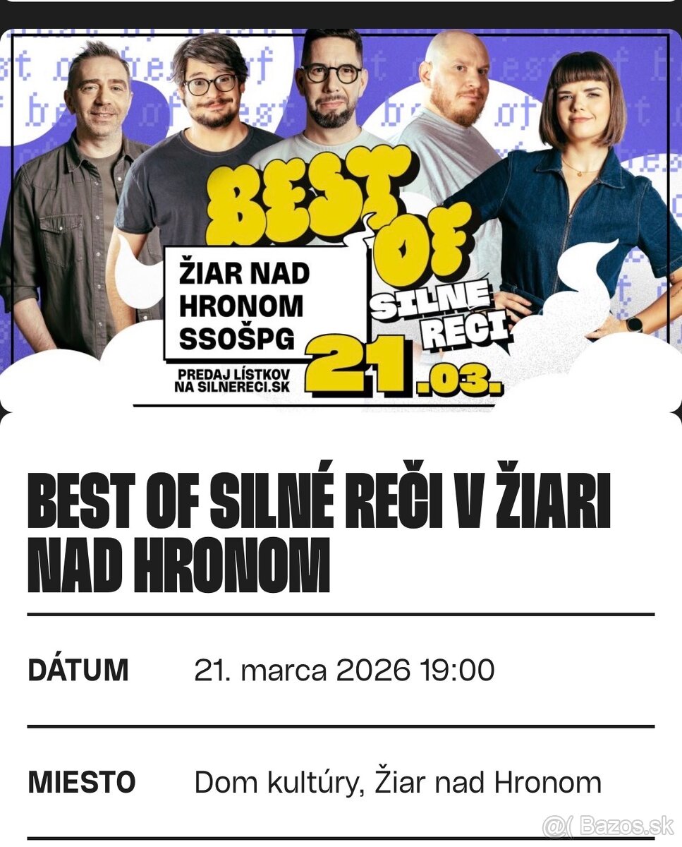 Silné reči Žiar nad Hronom