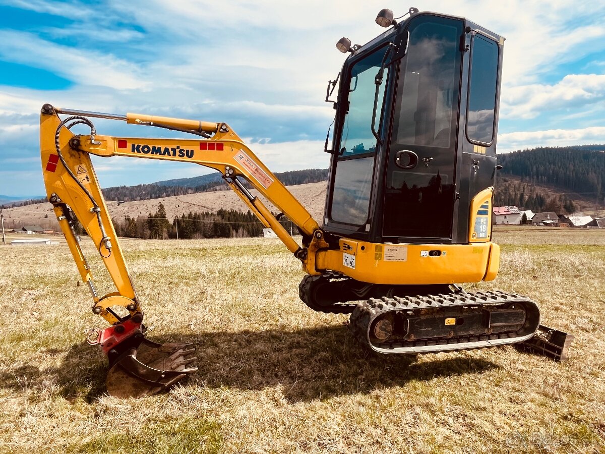 Minibager komatsu pc18