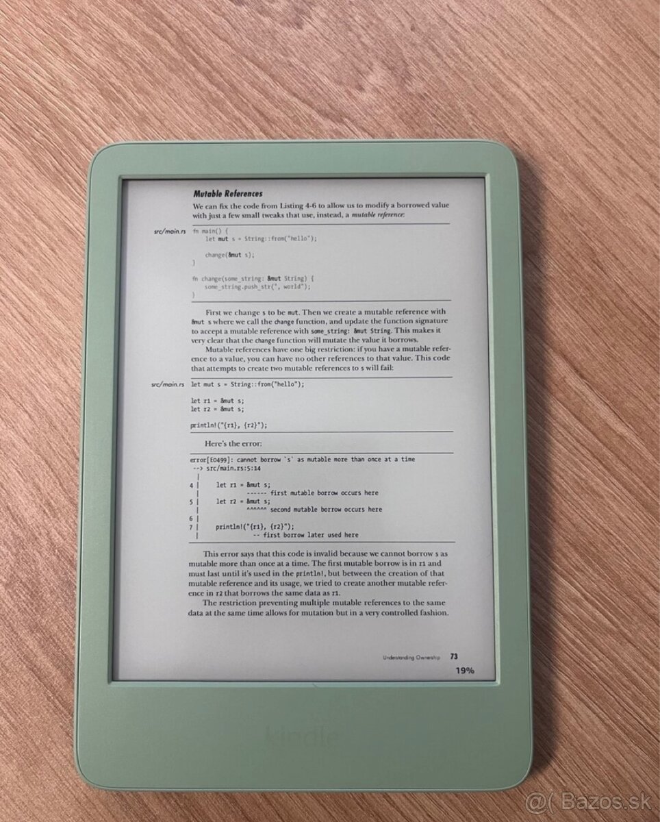 Čítačka e-knihy Kindle 2024