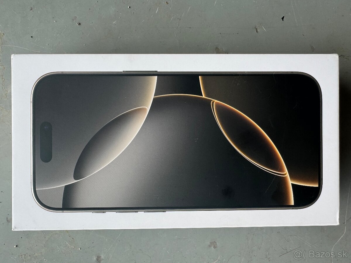 Iphone 16 pro 256 , Natural Titanium , zabaleny novy kus