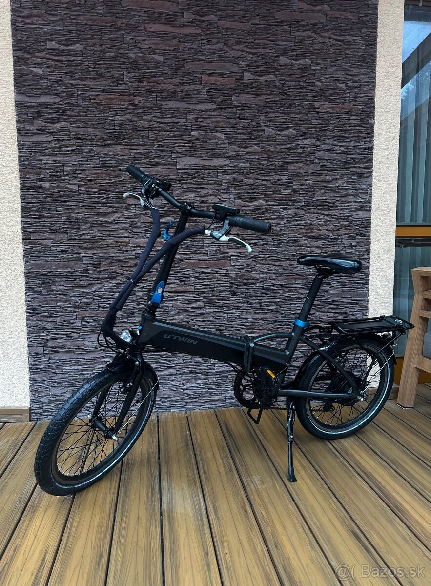 BTWIN skladací elektrický bicykel
