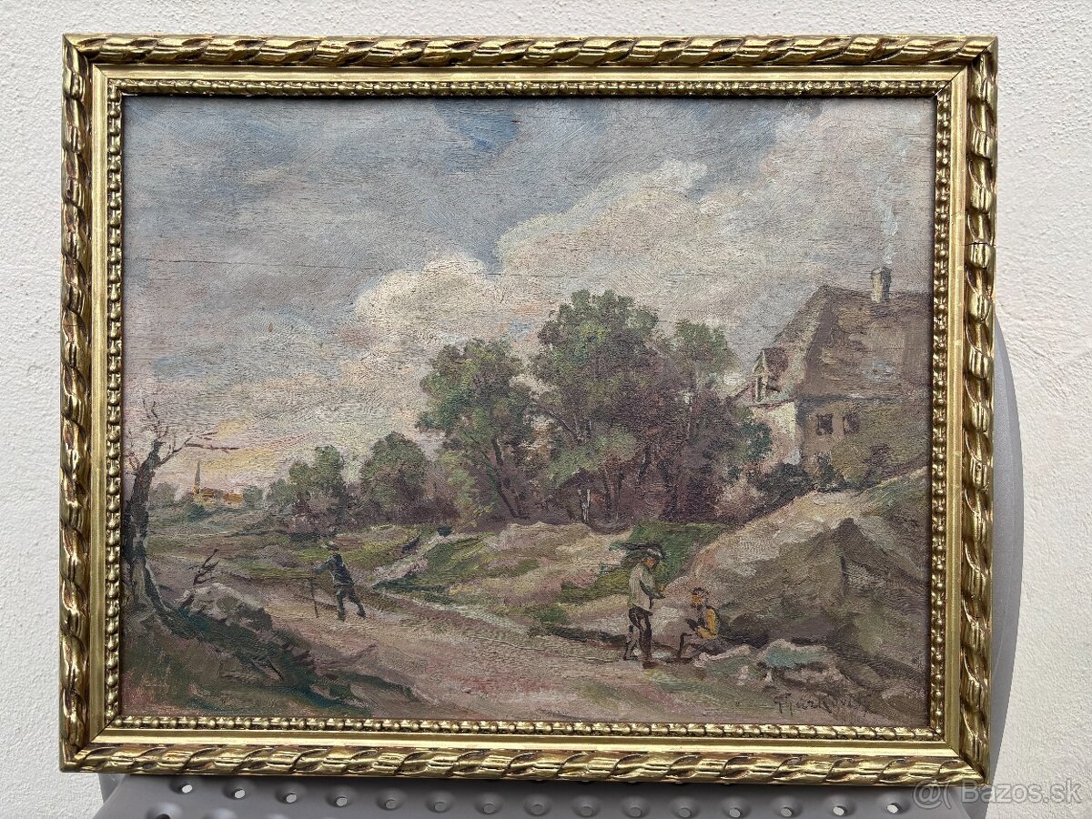 Olejomaľba - Gyurkovits Ferenc