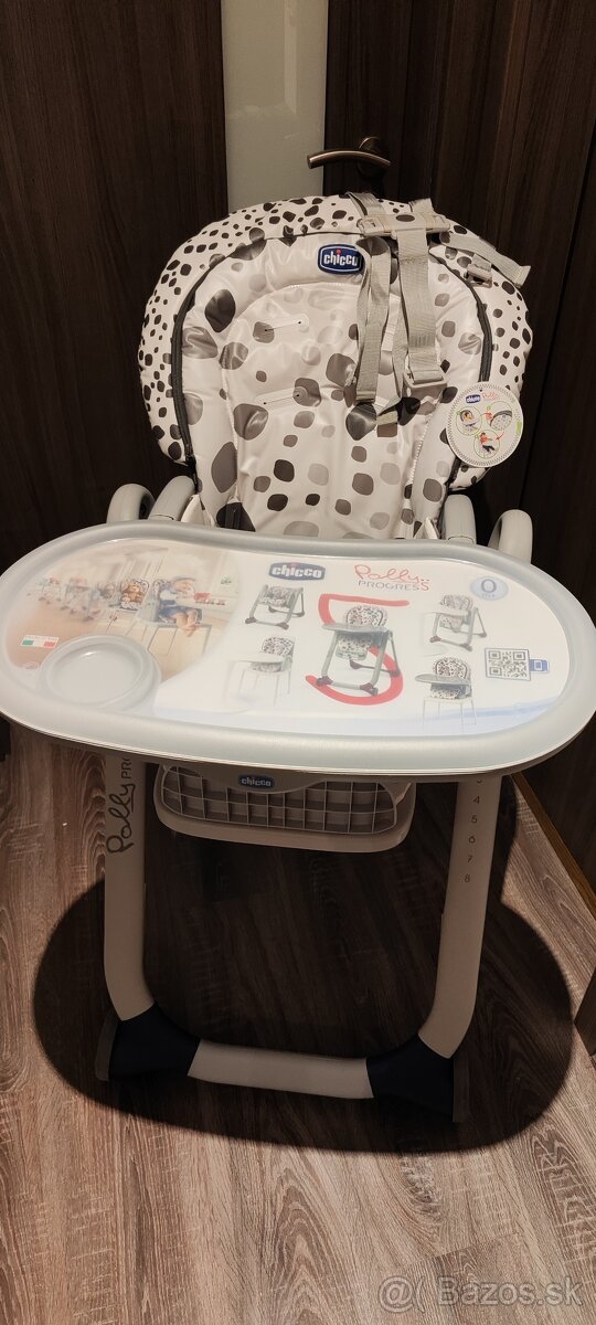Jedálenská stolička Chicco Polly progress 5