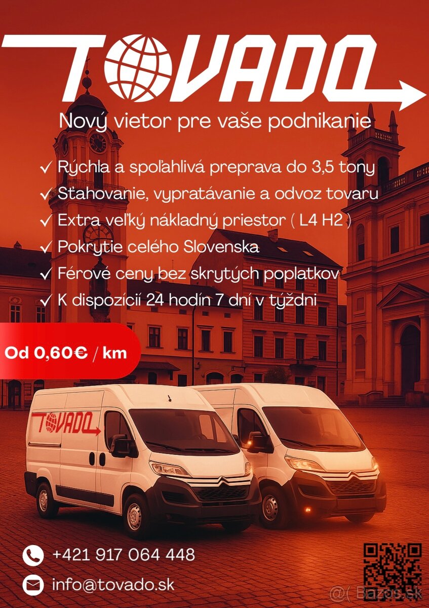 AUTODOPRAVA 3,5t SŤAHOVANIE a VYPRATÁVANIE Banská Bystrica