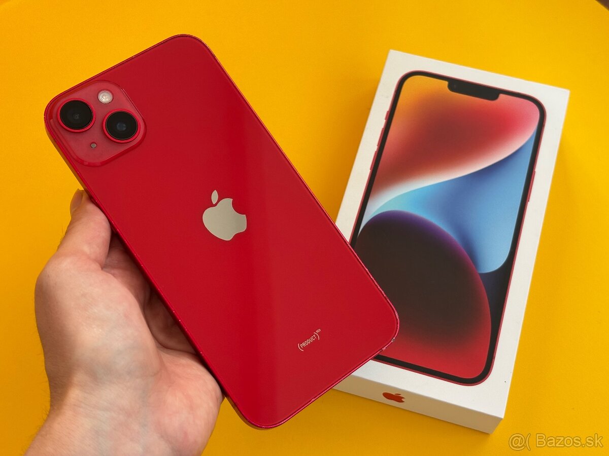 iPhone 14 Plus 128GB Red + Záruka