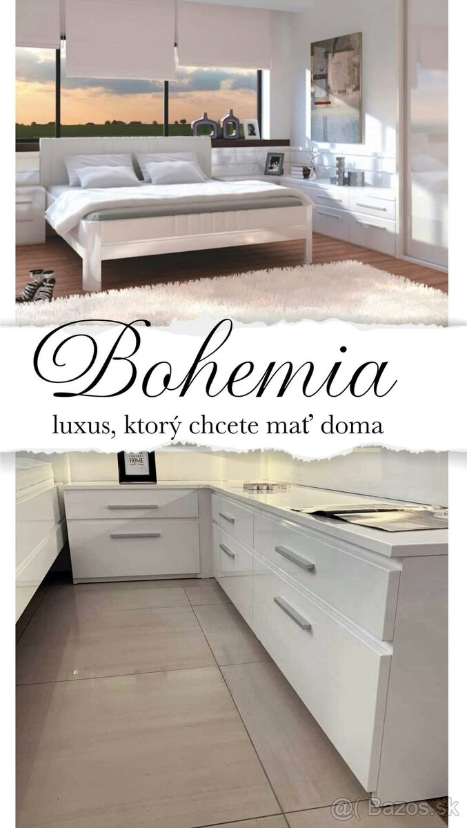Luxusná spálňa BOHEMIA – IHNEĎ k odberu, doprava ZDARMA