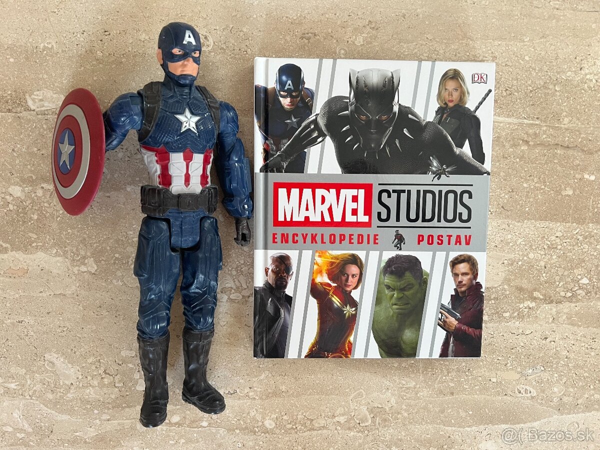 Avengers Marvel "Captain America" hračka a Marvel knižka