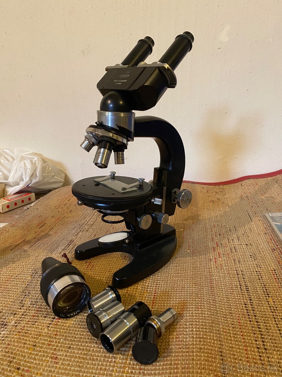Mikroskop Meopta+osvetlovaci pristroj