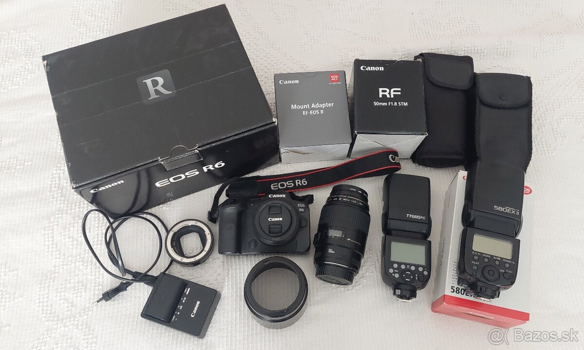 Canon R6 + Canon rf 50