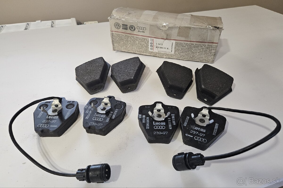 Brzdové platničky Audi A8 D2