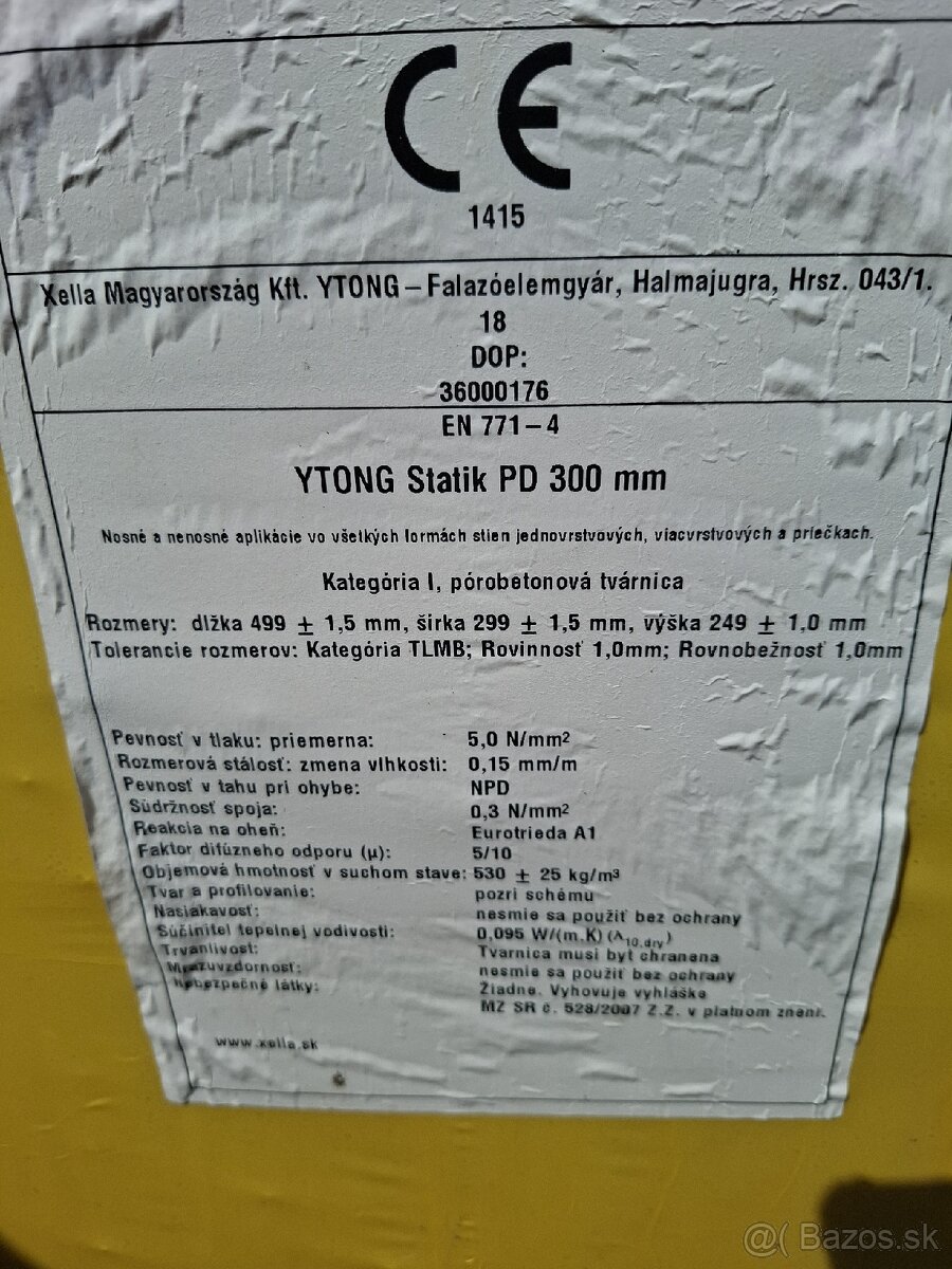 Predám ytong 300