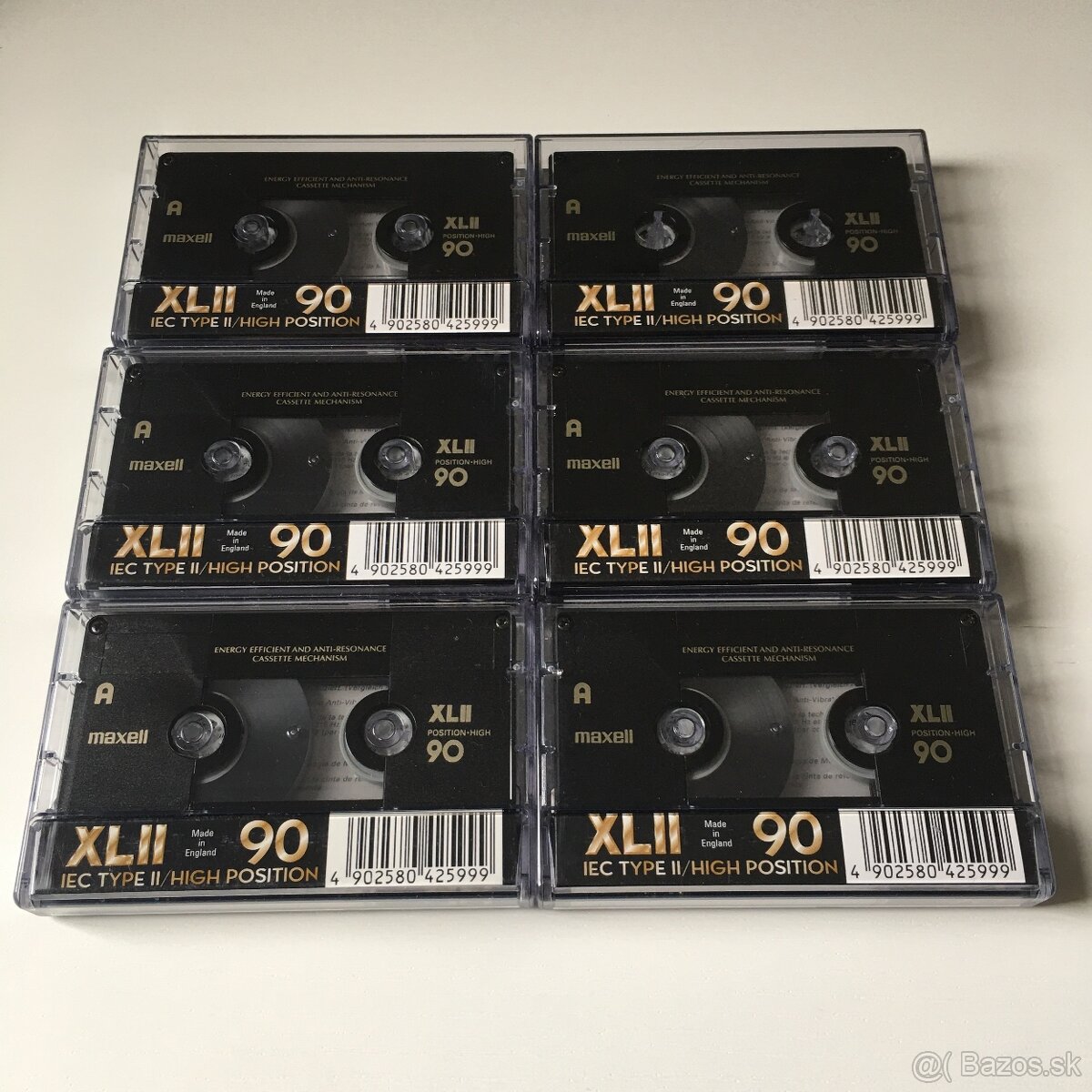 AUDIOKAZETY - MC KAZETY - MAXELL XL II 90 CHROME (U.K.)