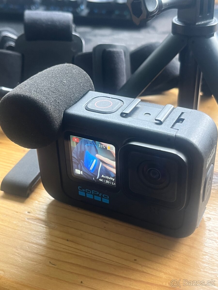 Gopro Hero 10 media mod + príslušenstvo