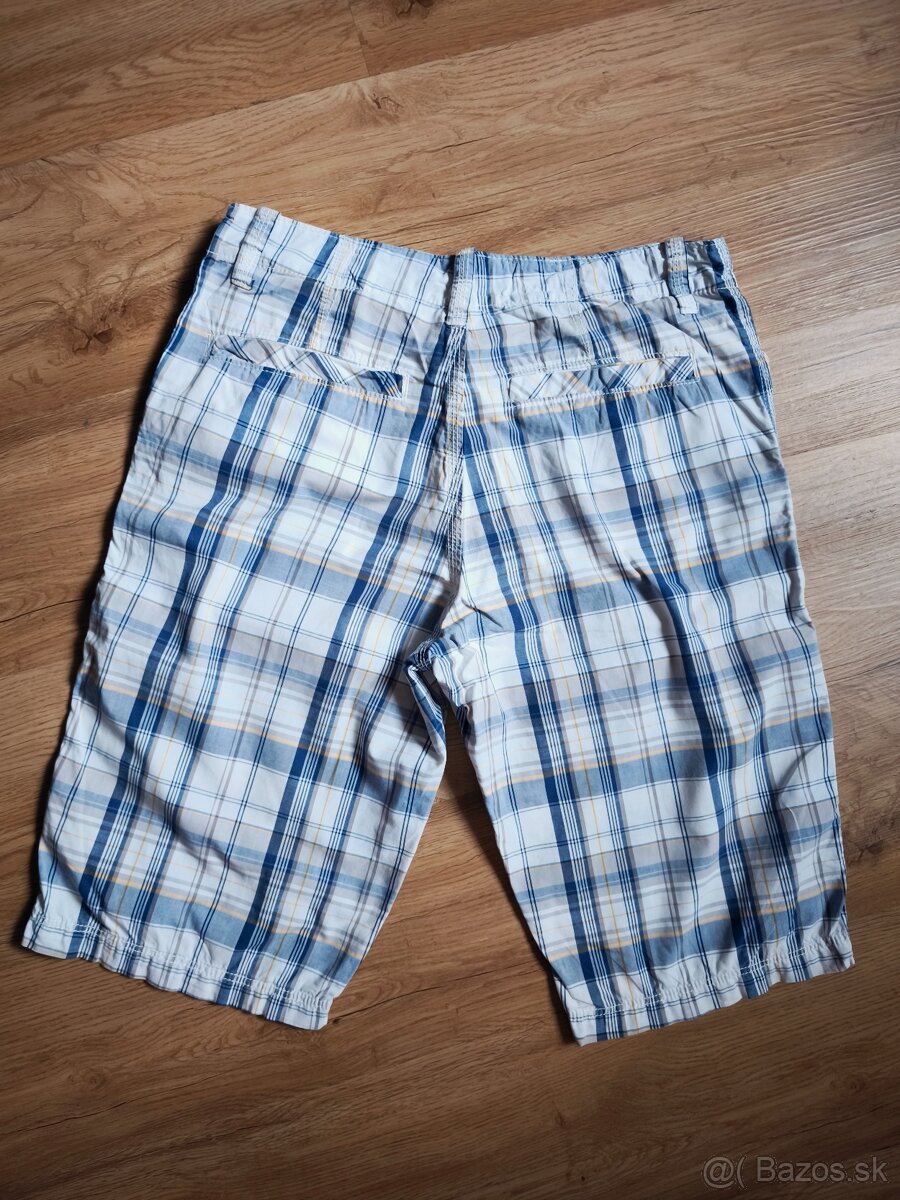 Chlapčenské kárované kraťasy