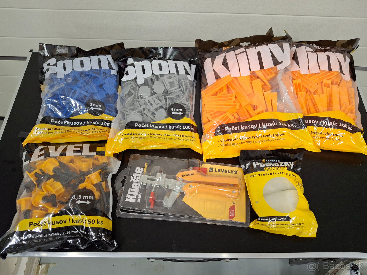 Predám Levelys kliny, spony, kliešte